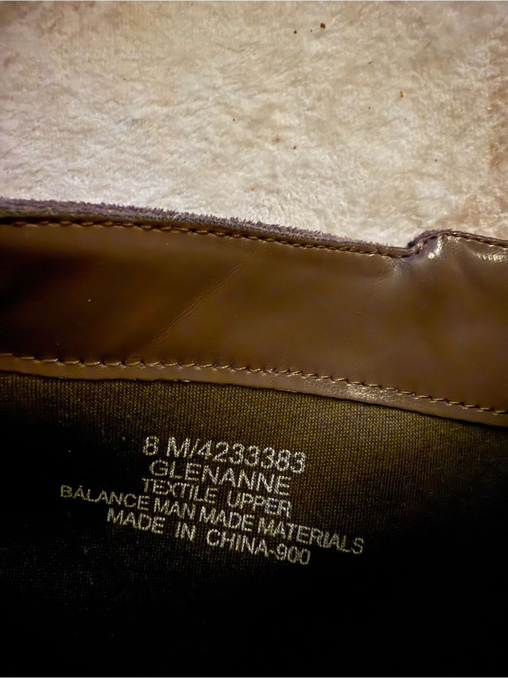 Impo Glenanne Brown Faux Suede Ankle Boots Gold Hardware Size 8M